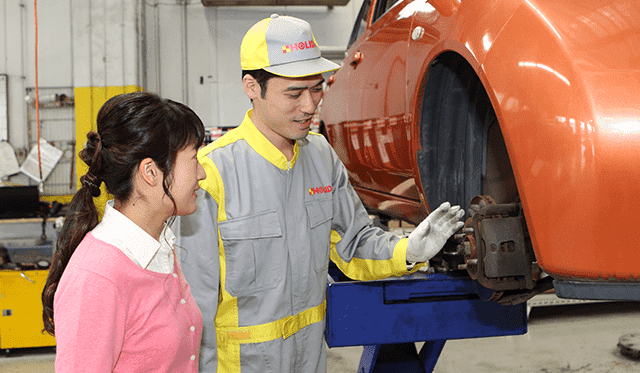 整備士に気軽に質問できる！のイメージ画像